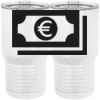 20 oz. Tall Stainless Steel Vacuum Insulated Tumbler White Thumbnail