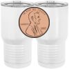 20 oz. Tall Stainless Steel Vacuum Insulated Tumbler White Thumbnail