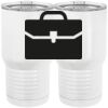 20 oz. Tall Stainless Steel Vacuum Insulated Tumbler White Thumbnail