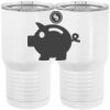 20 oz. Tall Stainless Steel Vacuum Insulated Tumbler White Thumbnail
