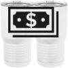20 oz. Tall Stainless Steel Vacuum Insulated Tumbler White Thumbnail