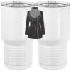 20 oz. Tall Stainless Steel Vacuum Insulated Tumbler White Thumbnail