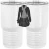 20 oz. Tall Stainless Steel Vacuum Insulated Tumbler White Thumbnail