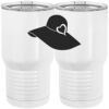 20 oz. Tall Stainless Steel Vacuum Insulated Tumbler White Thumbnail
