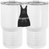 20 oz. Tall Stainless Steel Vacuum Insulated Tumbler White Thumbnail