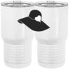 20 oz. Tall Stainless Steel Vacuum Insulated Tumbler White Thumbnail