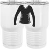 20 oz. Tall Stainless Steel Vacuum Insulated Tumbler White Thumbnail