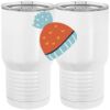 20 oz. Tall Stainless Steel Vacuum Insulated Tumbler White Thumbnail