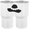 20 oz. Tall Stainless Steel Vacuum Insulated Tumbler White Thumbnail