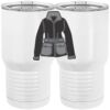 20 oz. Tall Stainless Steel Vacuum Insulated Tumbler White Thumbnail