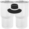 20 oz. Tall Stainless Steel Vacuum Insulated Tumbler White Thumbnail