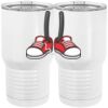 20 oz. Tall Stainless Steel Vacuum Insulated Tumbler White Thumbnail