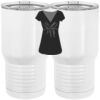 20 oz. Tall Stainless Steel Vacuum Insulated Tumbler White Thumbnail