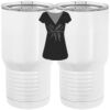 20 oz. Tall Stainless Steel Vacuum Insulated Tumbler White Thumbnail