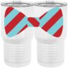 20 oz. Tall Stainless Steel Vacuum Insulated Tumbler White Thumbnail