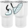 20 oz. Tall Stainless Steel Vacuum Insulated Tumbler White Thumbnail