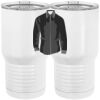 20 oz. Tall Stainless Steel Vacuum Insulated Tumbler White Thumbnail