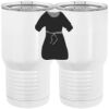 20 oz. Tall Stainless Steel Vacuum Insulated Tumbler White Thumbnail