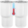 20 oz. Tall Stainless Steel Vacuum Insulated Tumbler White Thumbnail