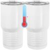 20 oz. Tall Stainless Steel Vacuum Insulated Tumbler White Thumbnail