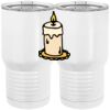 20 oz. Tall Stainless Steel Vacuum Insulated Tumbler White Thumbnail