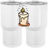 20 oz. Tall Stainless Steel Vacuum Insulated Tumbler White Thumbnail