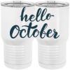 20 oz. Tall Stainless Steel Vacuum Insulated Tumbler White Thumbnail