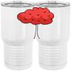 20 oz. Tall Stainless Steel Vacuum Insulated Tumbler White Thumbnail