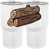20 oz. Tall Stainless Steel Vacuum Insulated Tumbler White Thumbnail