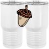 20 oz. Tall Stainless Steel Vacuum Insulated Tumbler White Thumbnail