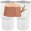 20 oz. Tall Stainless Steel Vacuum Insulated Tumbler White Thumbnail