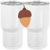 20 oz. Tall Stainless Steel Vacuum Insulated Tumbler White Thumbnail