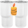 20 oz. Tall Stainless Steel Vacuum Insulated Tumbler White Thumbnail