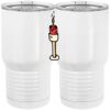 20 oz. Tall Stainless Steel Vacuum Insulated Tumbler White Thumbnail