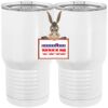 20 oz. Tall Stainless Steel Vacuum Insulated Tumbler White Thumbnail