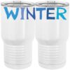 20 oz. Tall Stainless Steel Vacuum Insulated Tumbler White Thumbnail