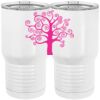 20 oz. Tall Stainless Steel Vacuum Insulated Tumbler White Thumbnail