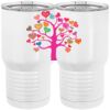 20 oz. Tall Stainless Steel Vacuum Insulated Tumbler White Thumbnail