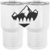20 oz. Tall Stainless Steel Vacuum Insulated Tumbler White Thumbnail