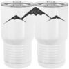 20 oz. Tall Stainless Steel Vacuum Insulated Tumbler White Thumbnail