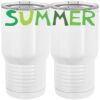 20 oz. Tall Stainless Steel Vacuum Insulated Tumbler White Thumbnail