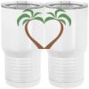 20 oz. Tall Stainless Steel Vacuum Insulated Tumbler White Thumbnail