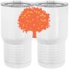 20 oz. Tall Stainless Steel Vacuum Insulated Tumbler White Thumbnail