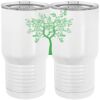 20 oz. Tall Stainless Steel Vacuum Insulated Tumbler White Thumbnail