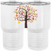 20 oz. Tall Stainless Steel Vacuum Insulated Tumbler White Thumbnail