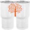 20 oz. Tall Stainless Steel Vacuum Insulated Tumbler White Thumbnail