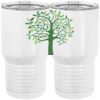 20 oz. Tall Stainless Steel Vacuum Insulated Tumbler White Thumbnail