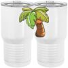 20 oz. Tall Stainless Steel Vacuum Insulated Tumbler White Thumbnail