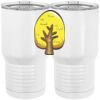 20 oz. Tall Stainless Steel Vacuum Insulated Tumbler White Thumbnail