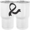 20 oz. Tall Stainless Steel Vacuum Insulated Tumbler White Thumbnail